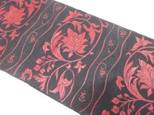 アンティーク　唐花模様織り出し名古屋帯（着用可）